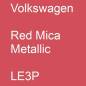 Preview: Volkswagen, Red Mica Metallic, LE3P.